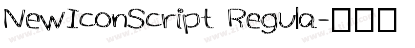 NewIconScript Regula字体转换